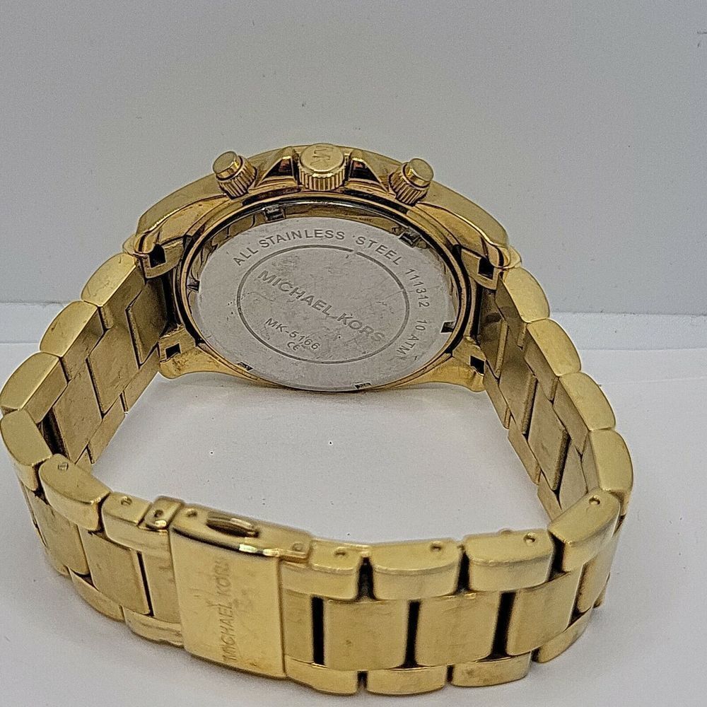 Michael Kors Blair MK5166 Women's Gold Stainless Steel Analog Dial Watch AM277 - Picture 11 of 11